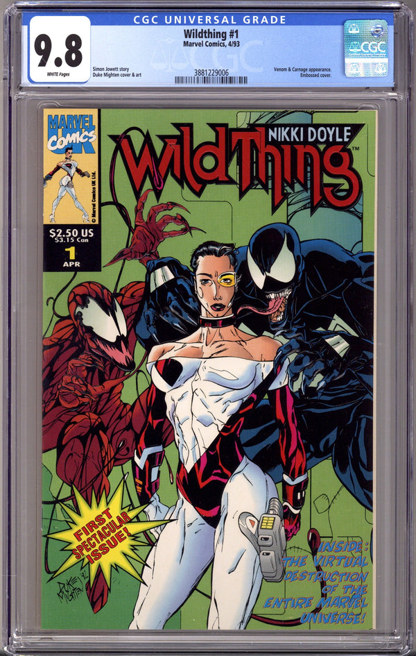 WildThing Vol 1 1 CGC 9.8 (NM/M) (1993)