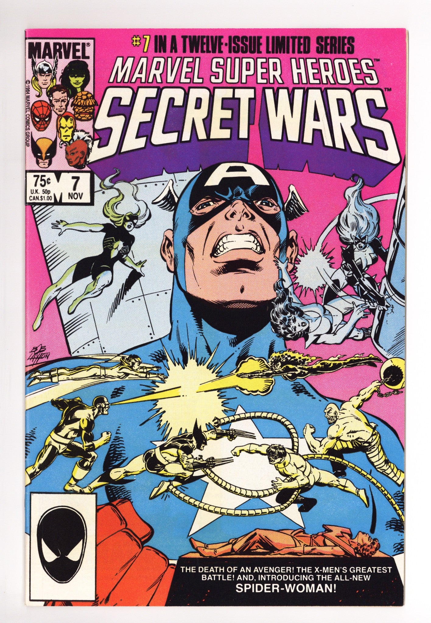 Marvel Super-Heroes Secret Wars 7 VF- (7.5) (1984) 