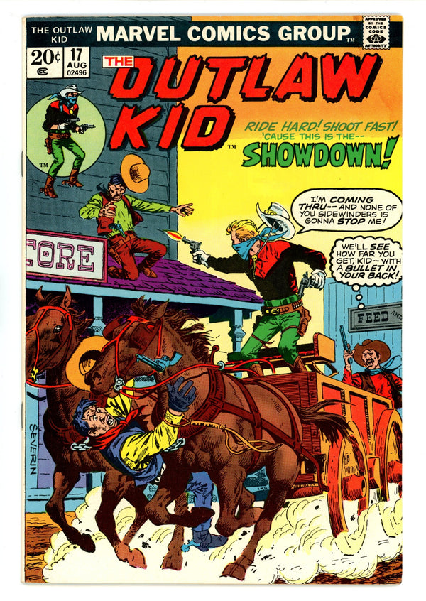 The Outlaw Kid 17 FN- (5.5) (1973)