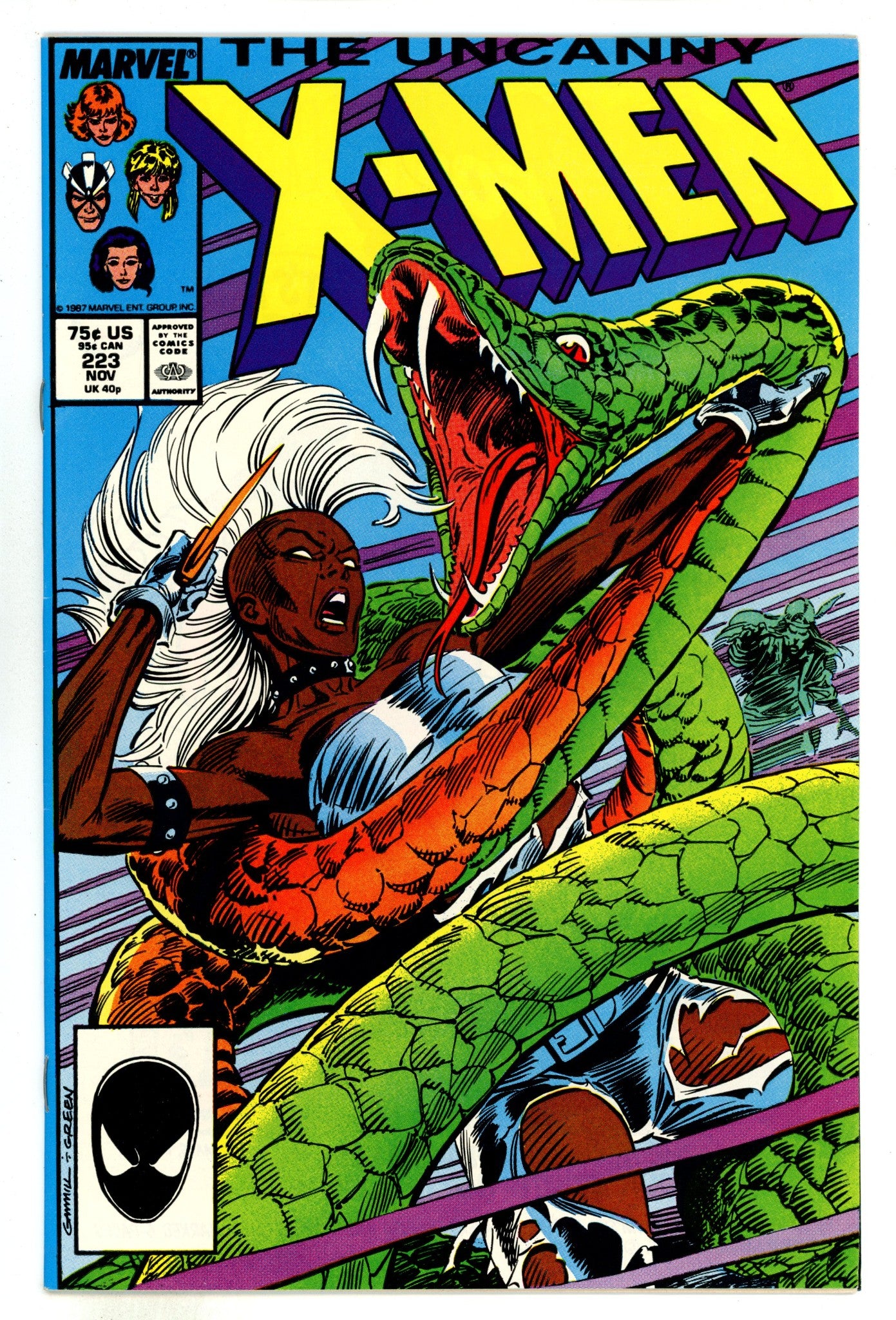 The Uncanny X-Men Vol 1 223 High Grade (1987) 