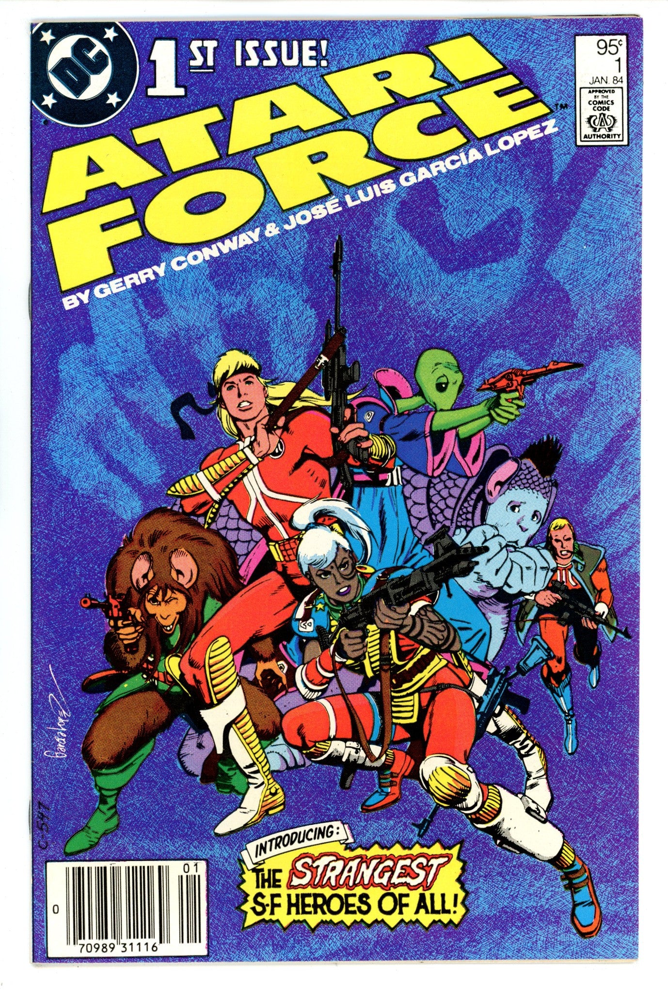 Atari Force 1 FN/VF (7.0) (1984) Canadian Price Variant 