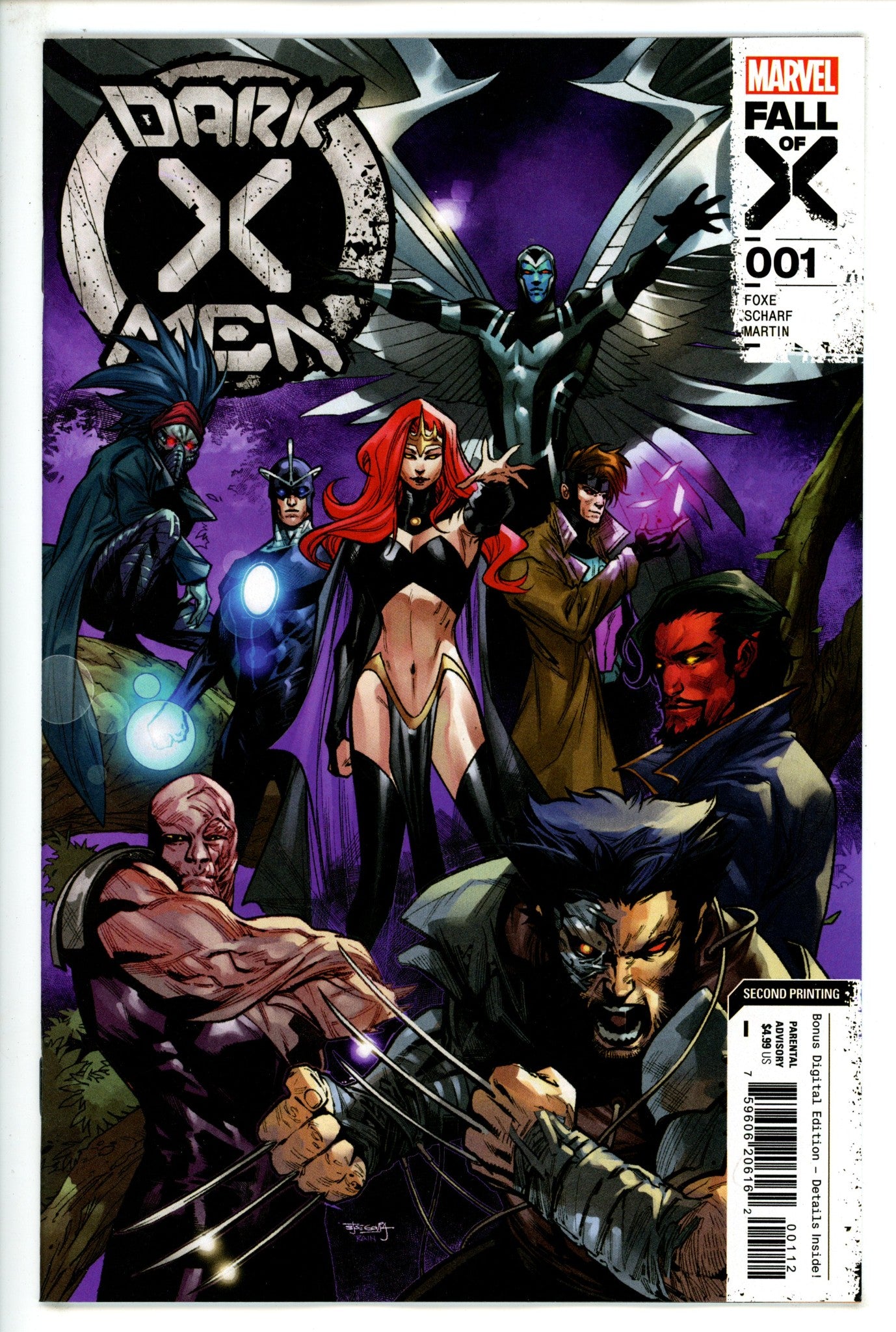 Dark X-Men Vol 2 1 2Nd Print (1900)