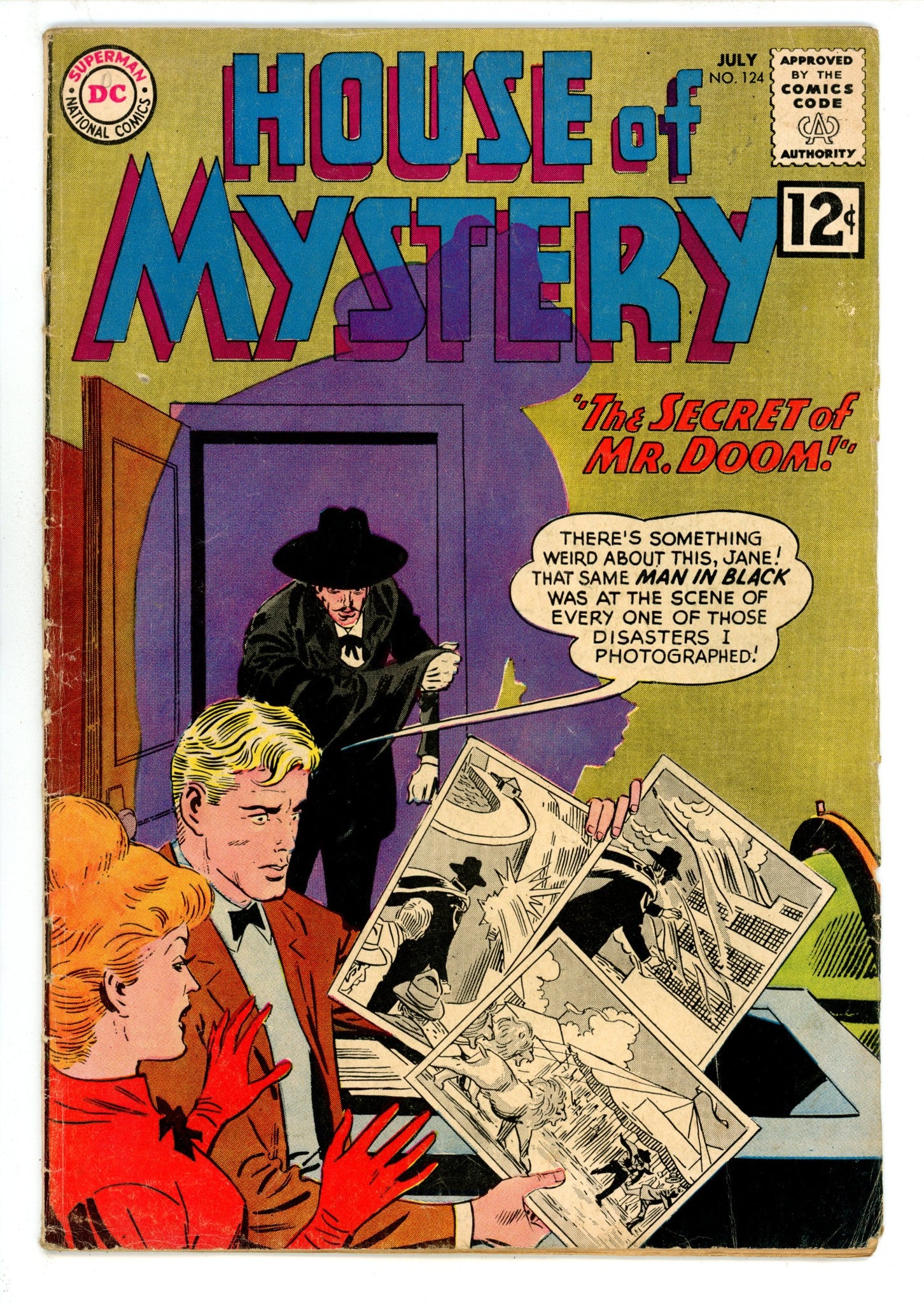 House of Mystery Vol 1 124 VG- (3.5) (1962) 