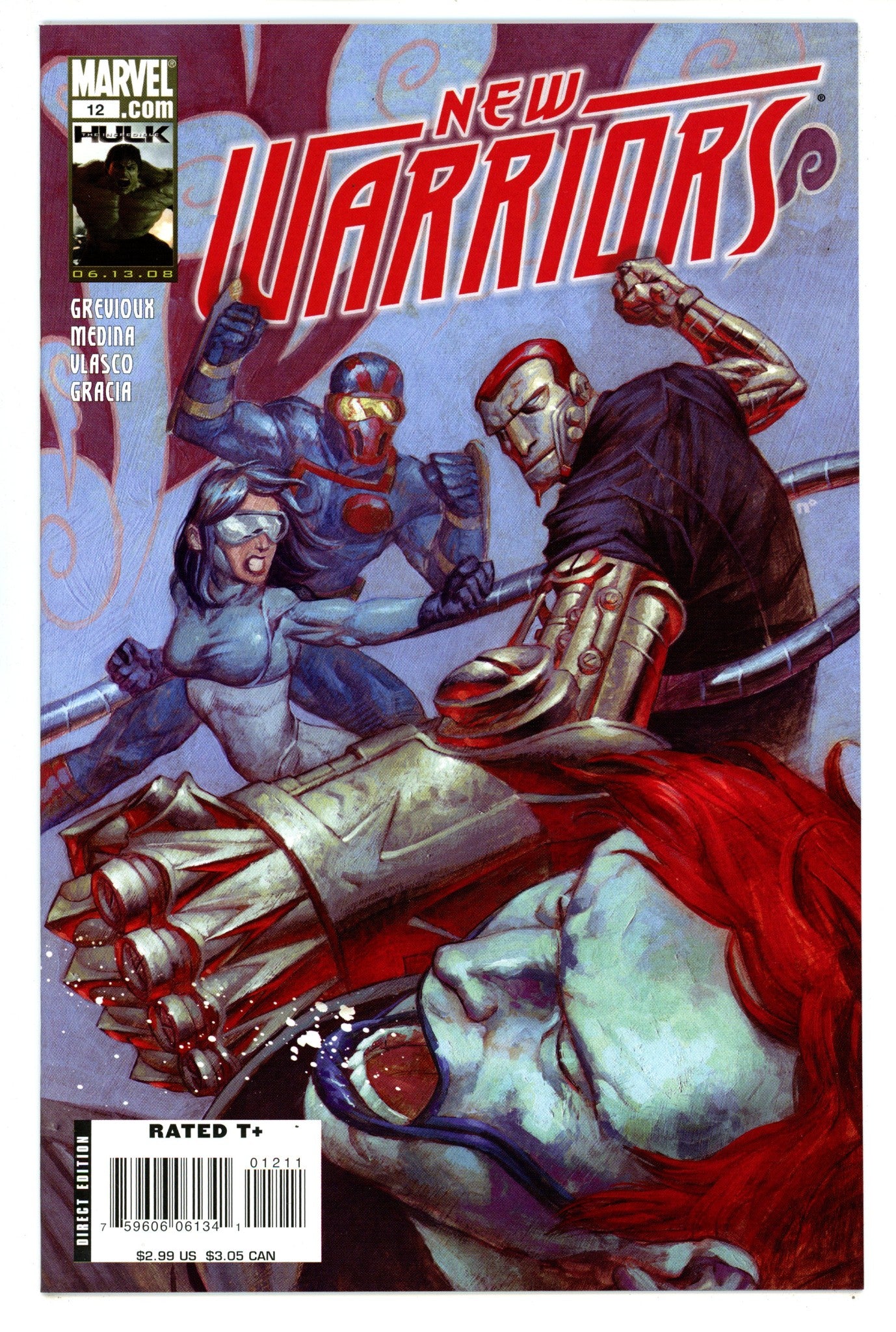 New Warriors Vol 4 12 High Grade (2008) 