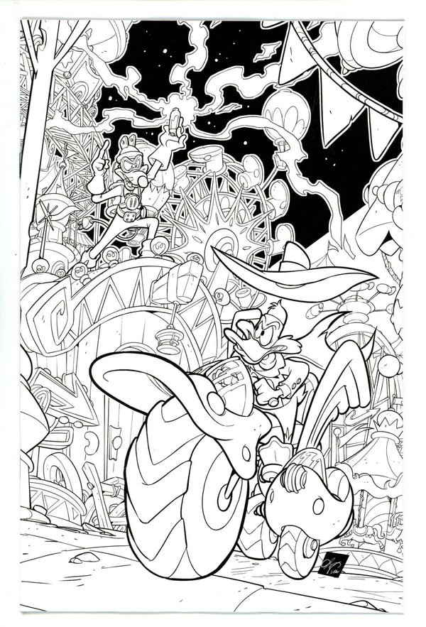 Darkwing Duck 1 Cangialosi B&W Virgin Incentive Variant (2025)