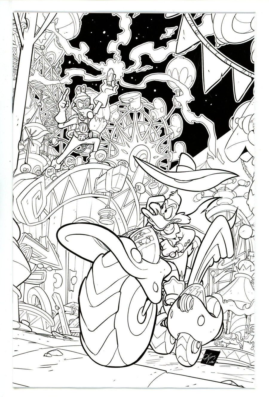 Darkwing Duck 1 Cangialosi B&W Virgin Incentive Variant (2025)