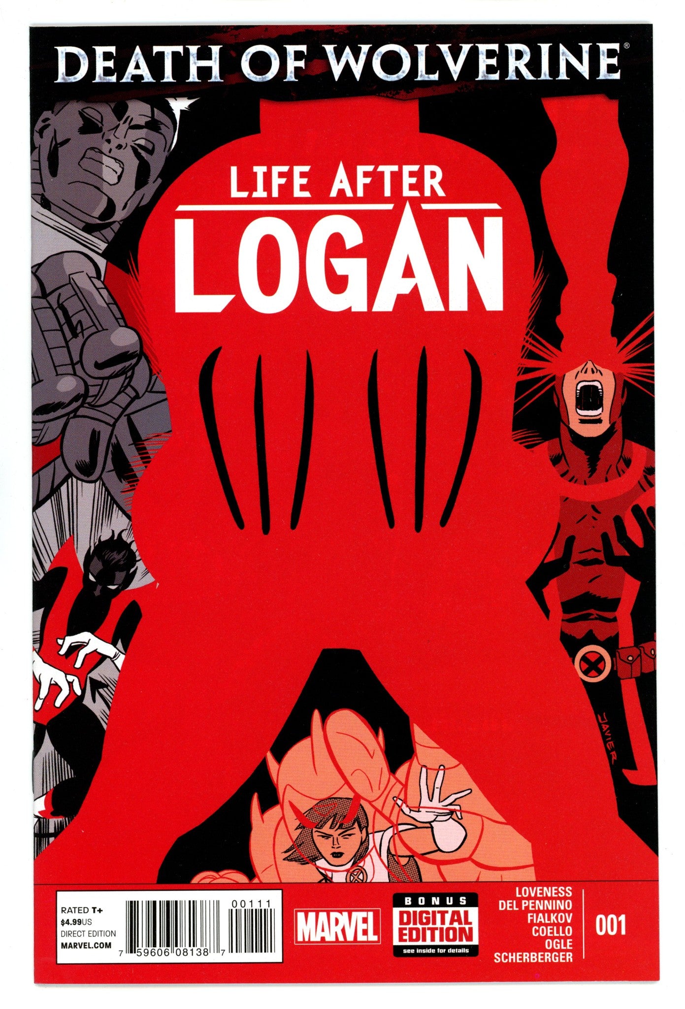 Death of Wolverine: Life after Logan 1 High Grade (2015) 