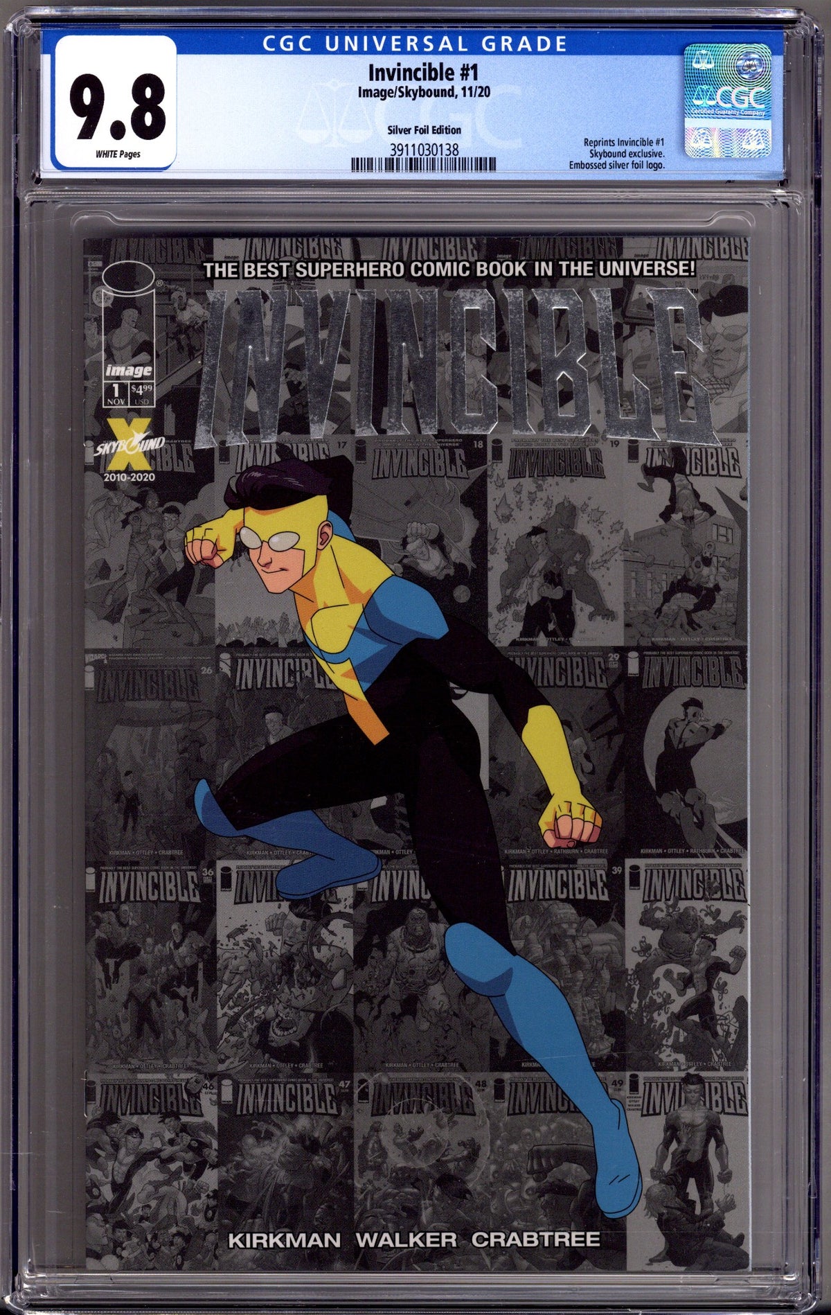 Invincible 1 CGC 9.8 (NM/M) Image (2020) Silver Fo | CaptCan