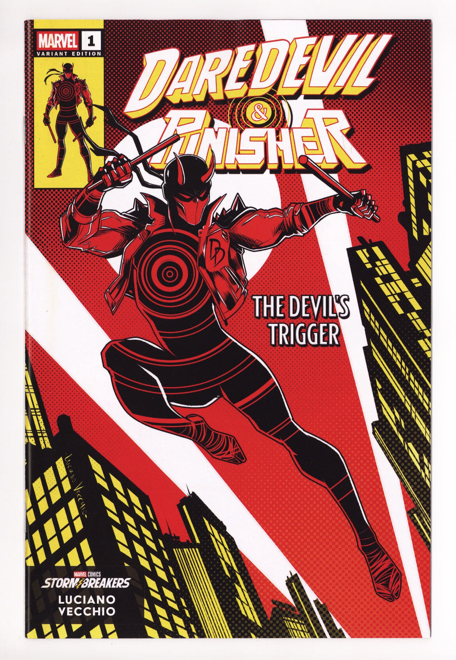 Daredevil / Punisher: The Devil's Trigger 1 Vecchio Variant (2025)