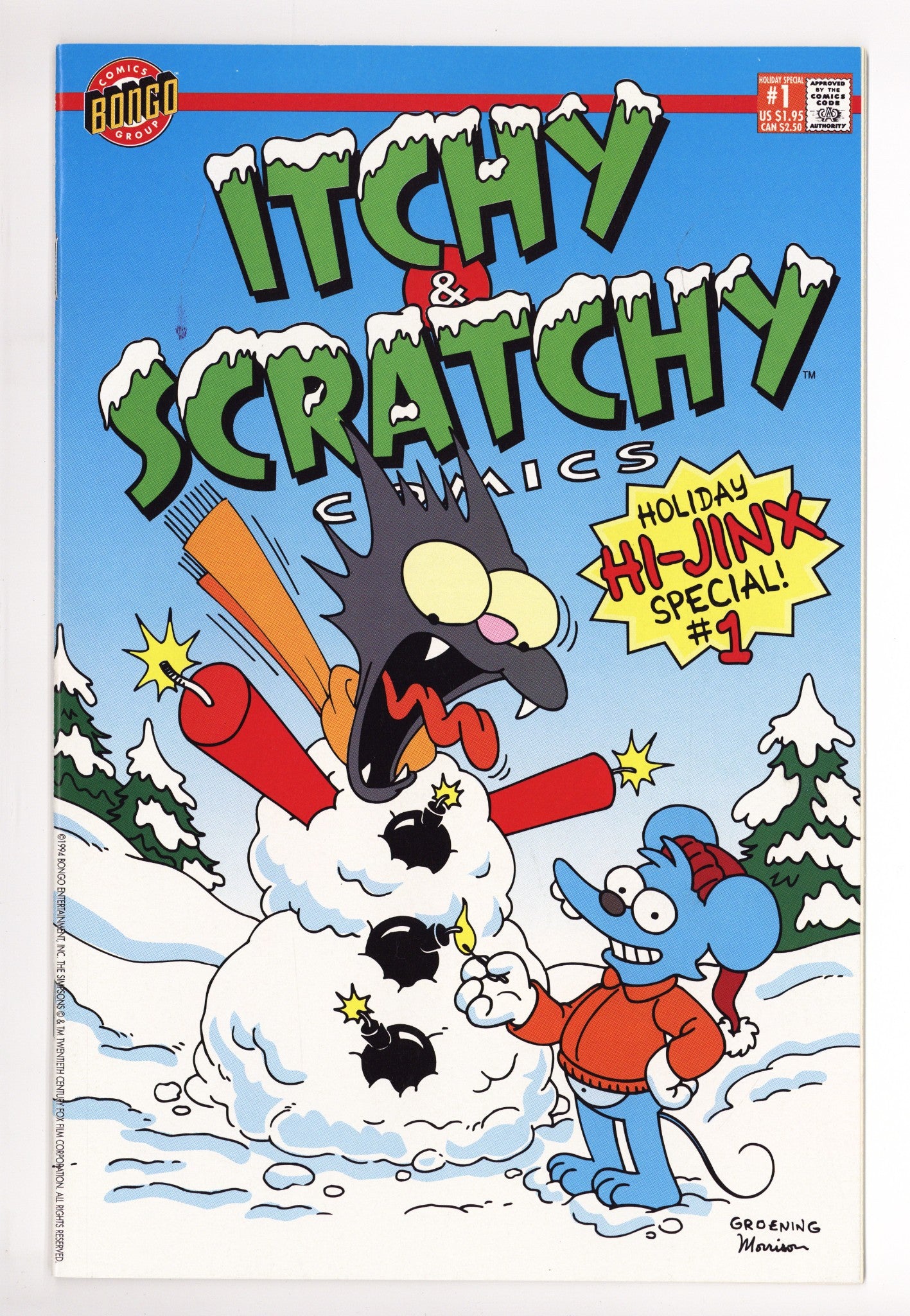 Itchy & Scratchy Comics 4 VF/NM (9.0) (1994) 