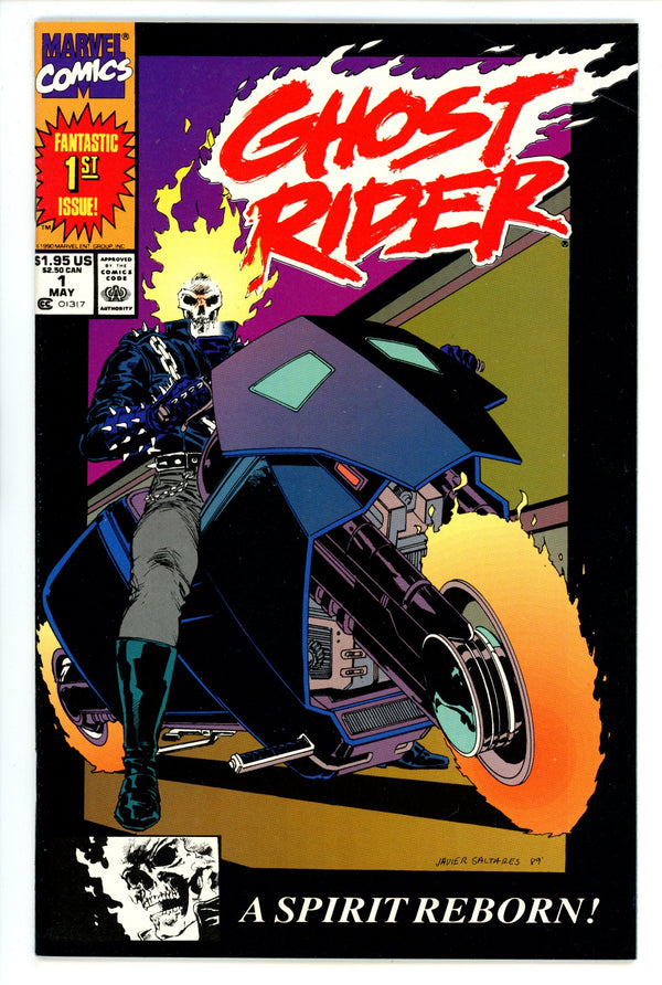 Ghost Rider Vol 2 1 FN/VF (7.0) (1990) 2nd Print