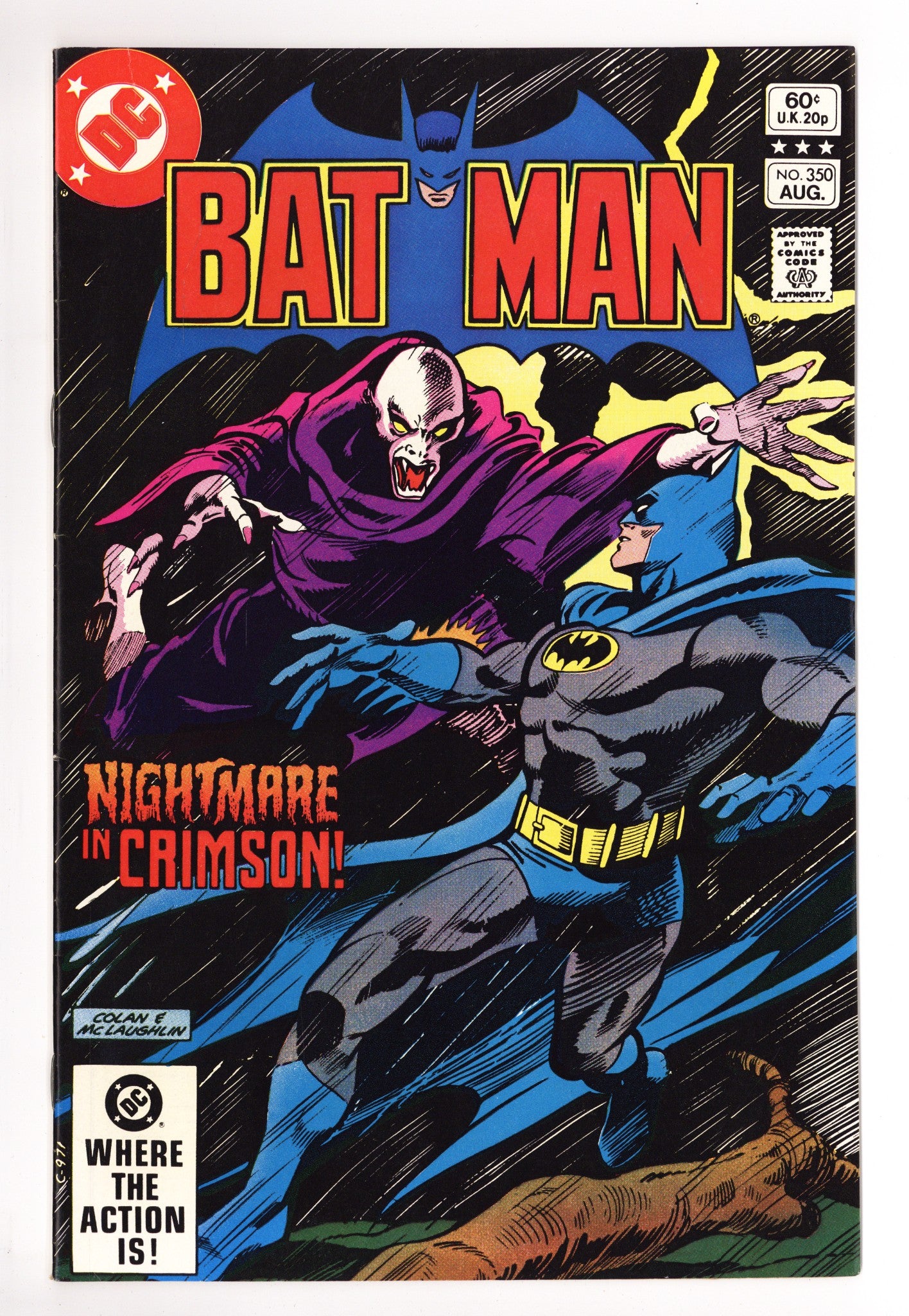 Batman Vol 1 350 Mid Grade (1982) 