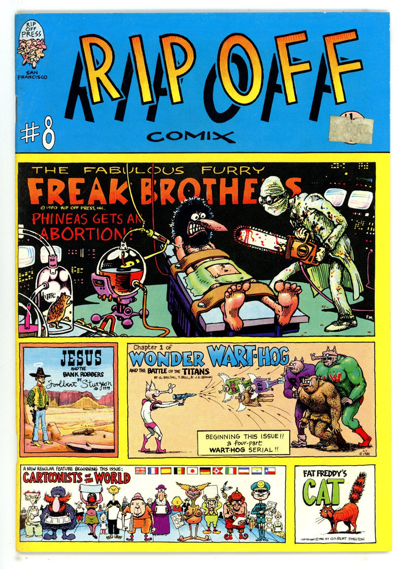 Rip Off Comix   8  Mid Grade   (1981)        