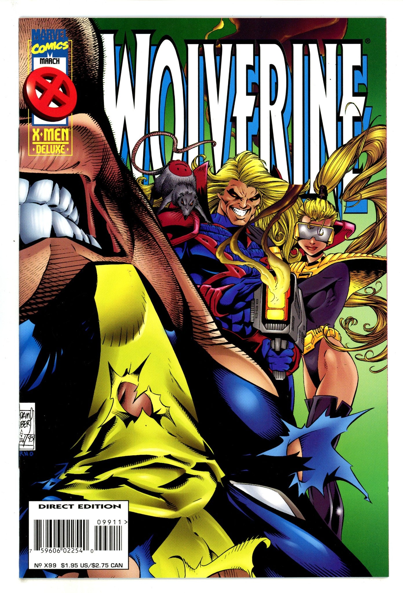 Wolverine Vol 2 99 NM- (9.2) Deluxe (1996) 