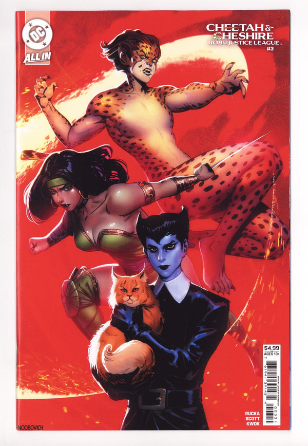Cheetah And Cheshire Rob The Justice League 3 Noobovich Variant (2025)