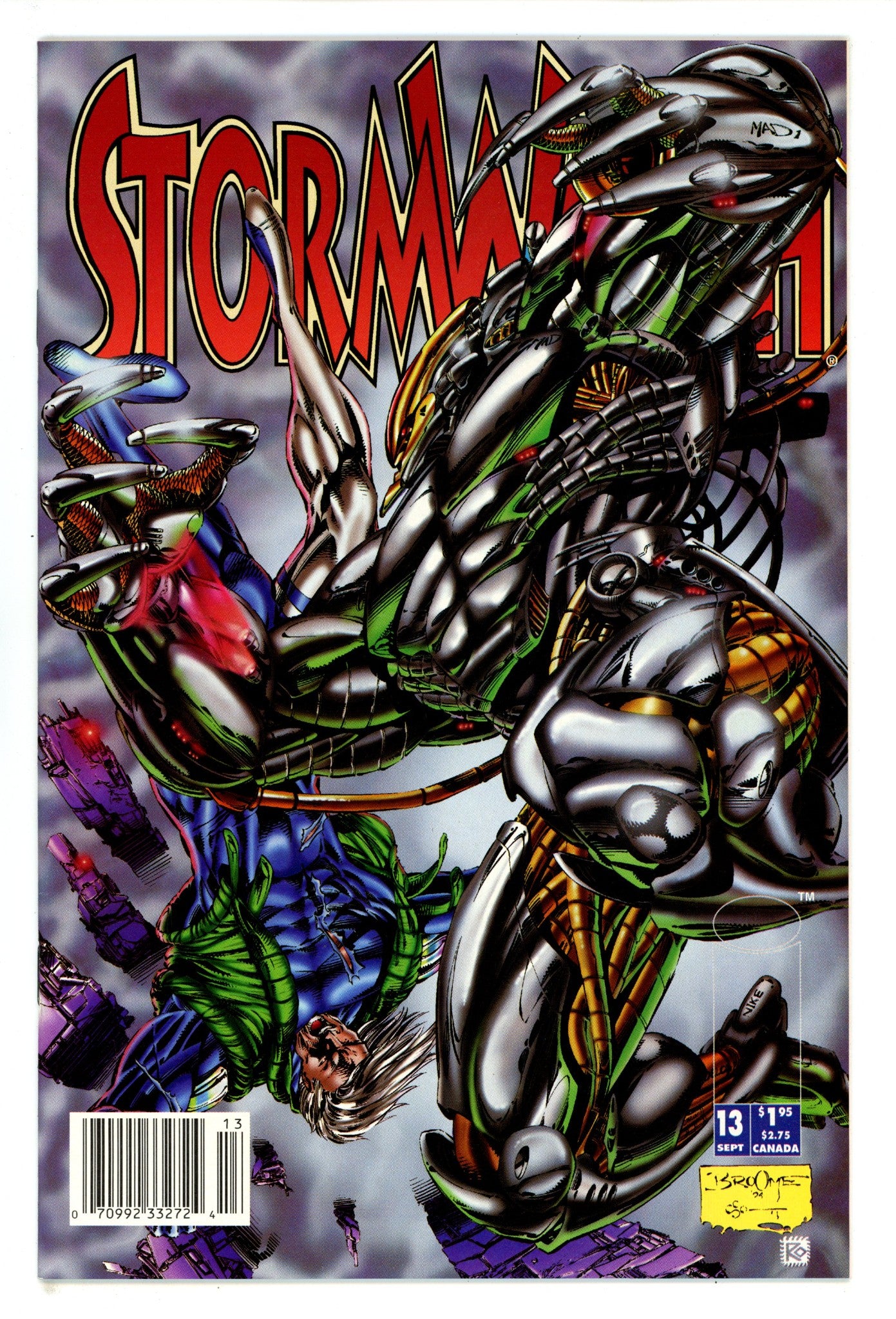 Stormwatch Vol 1 13 VF/NM (9.0) (1994) Newsstand 