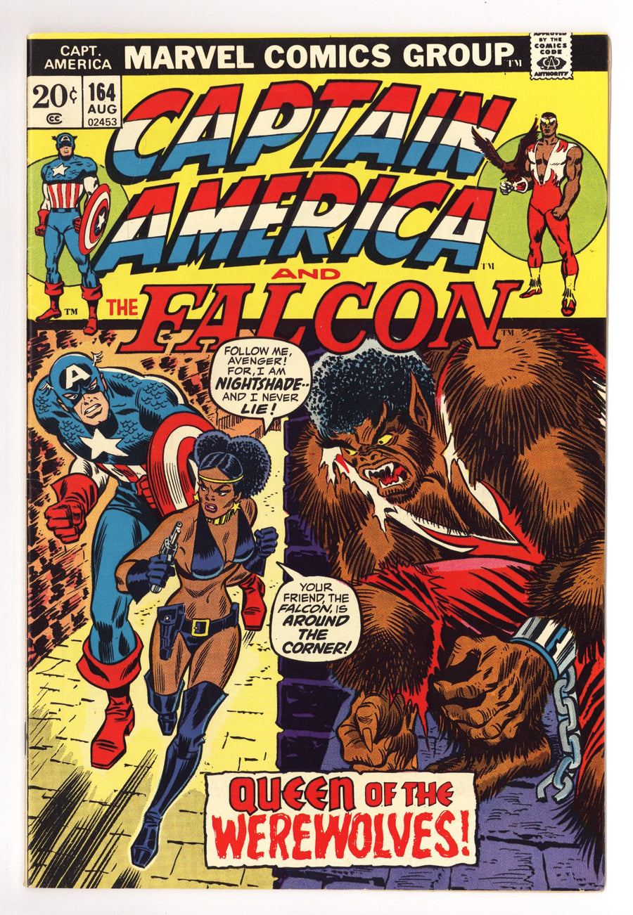 Captain America Vol 1 164 VF (8.0) (1973) 