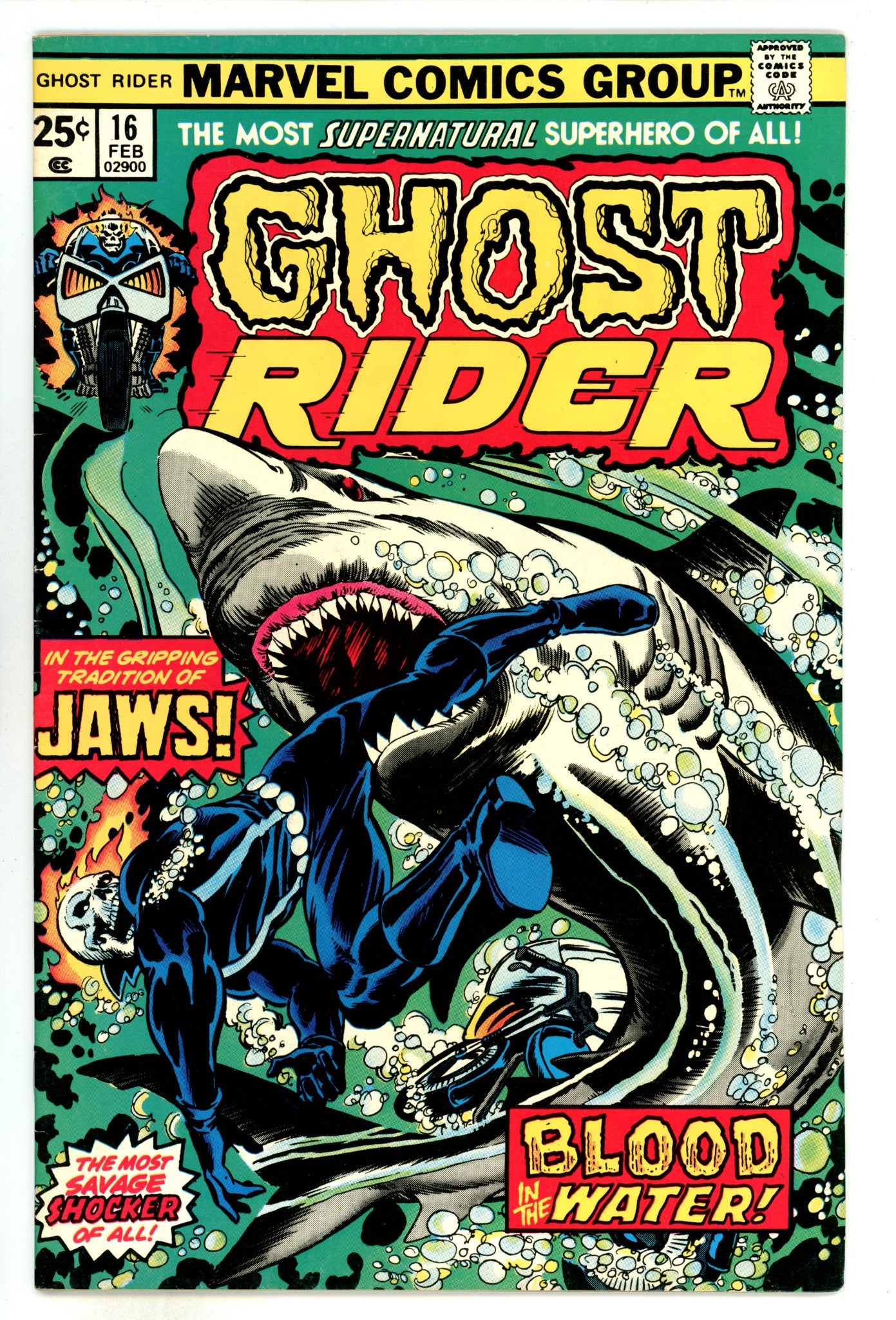 Ghost Rider Vol 1 16 FN+ (6.5) (1976) 