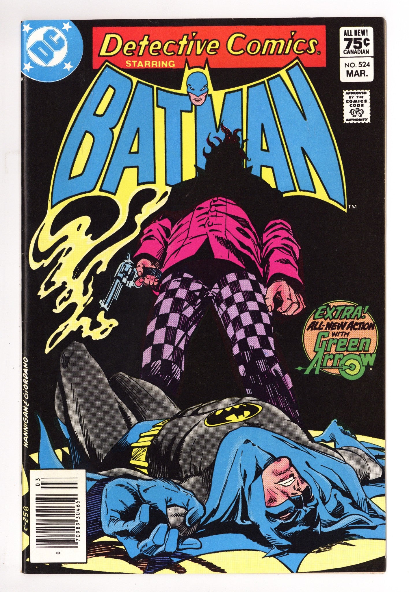 Detective Comics Vol 1 524 VF/NM (9.0) (1983) Canadian Price Variant 