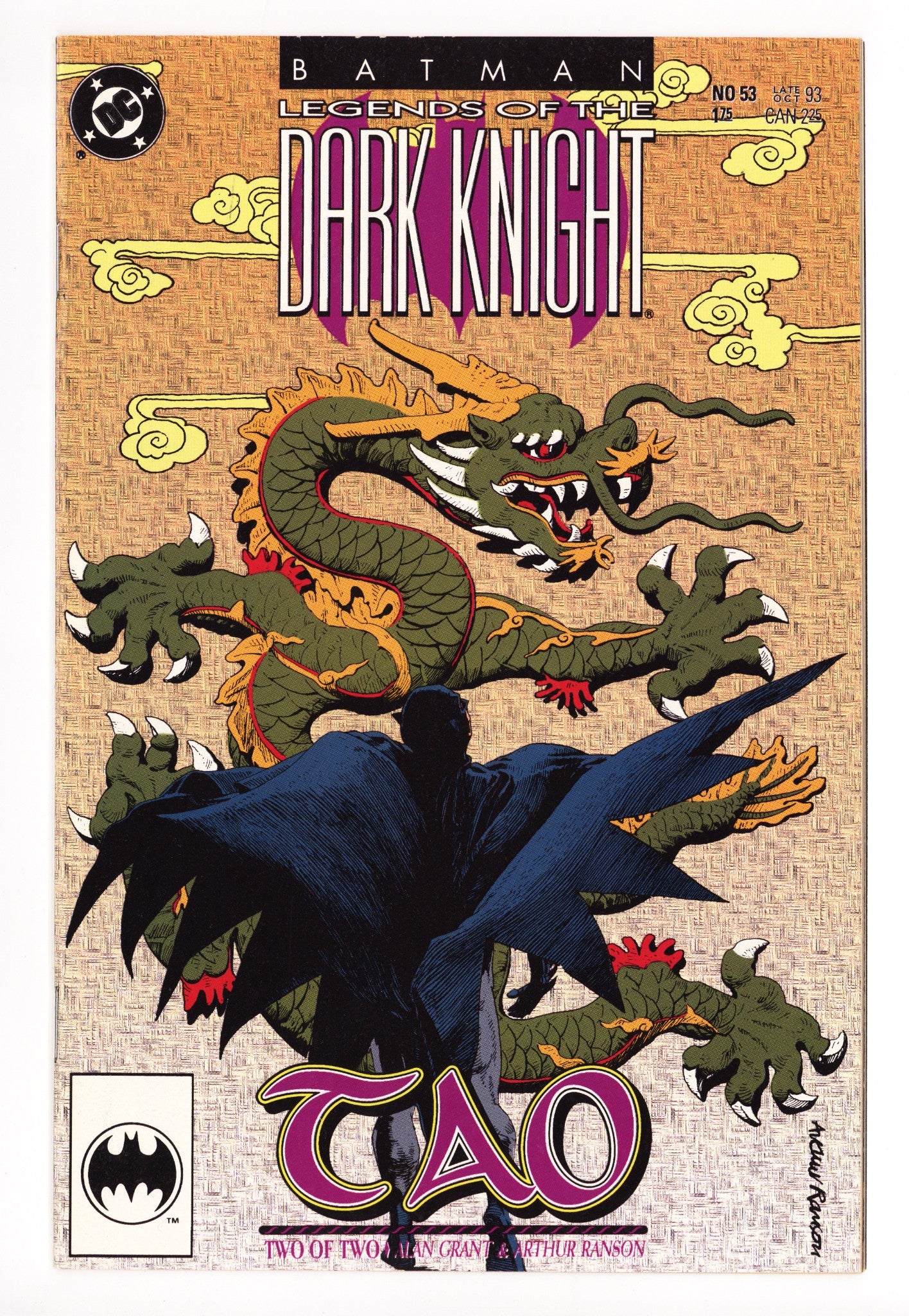 Batman: Legends of the Dark Knight 53 High Grade (1993) 