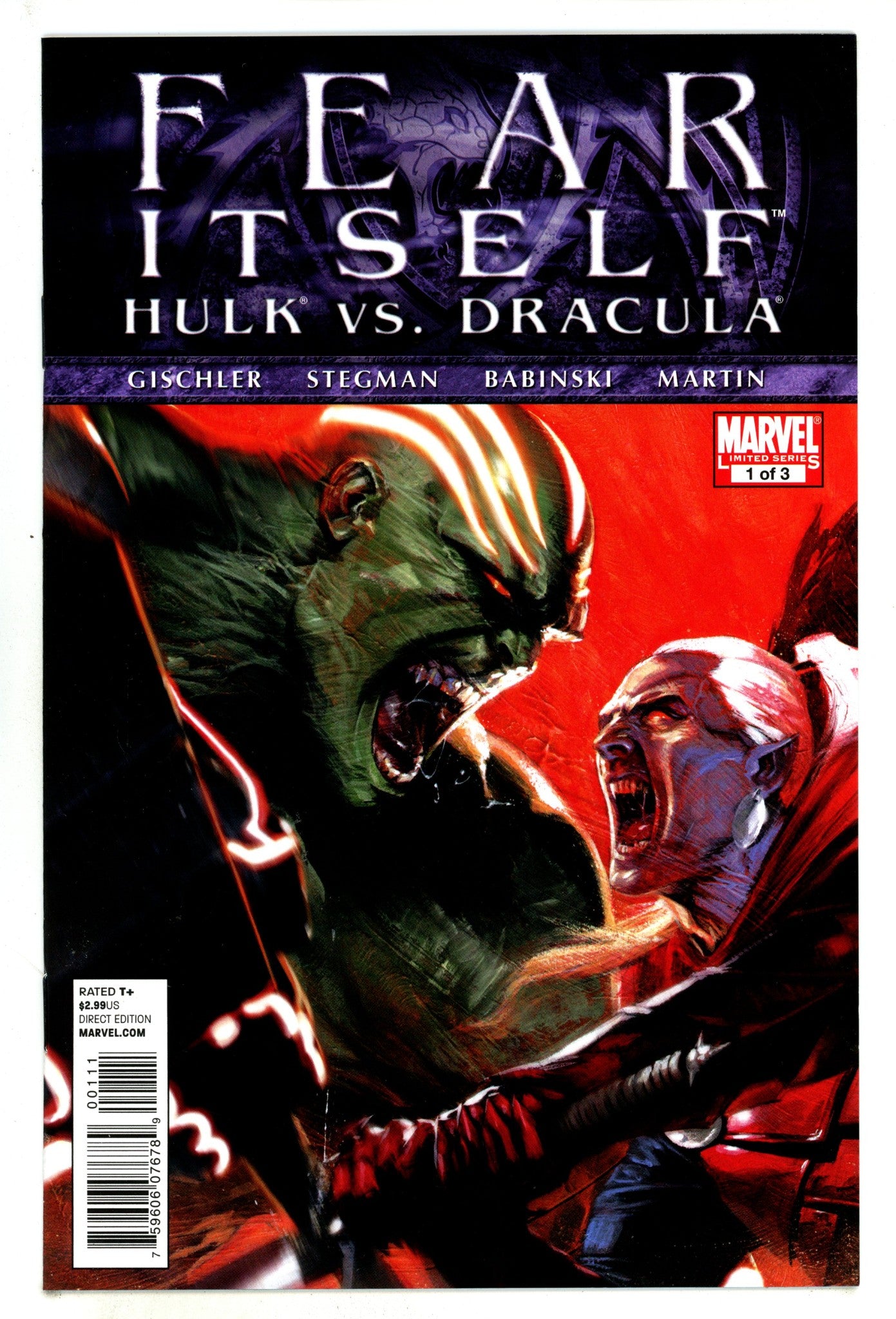 Fear Itself: Hulk vs. Dracula 1 High Grade (2011) 