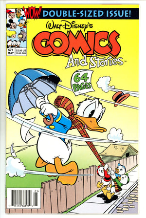 Walt Disney's Comics and Stories 571 Newsstand NM (1992)
