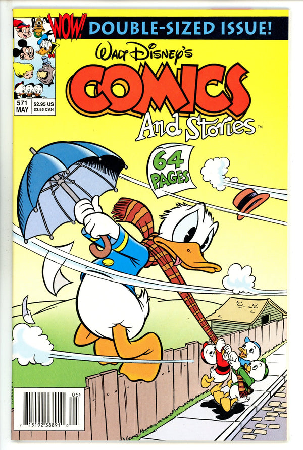 Walt Disney's Comics and Stories 571 Newsstand NM (1992)