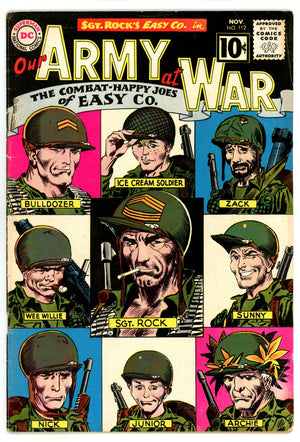 Our Army at War Vol 1 112  VG/FN (5.0)  (1961)  