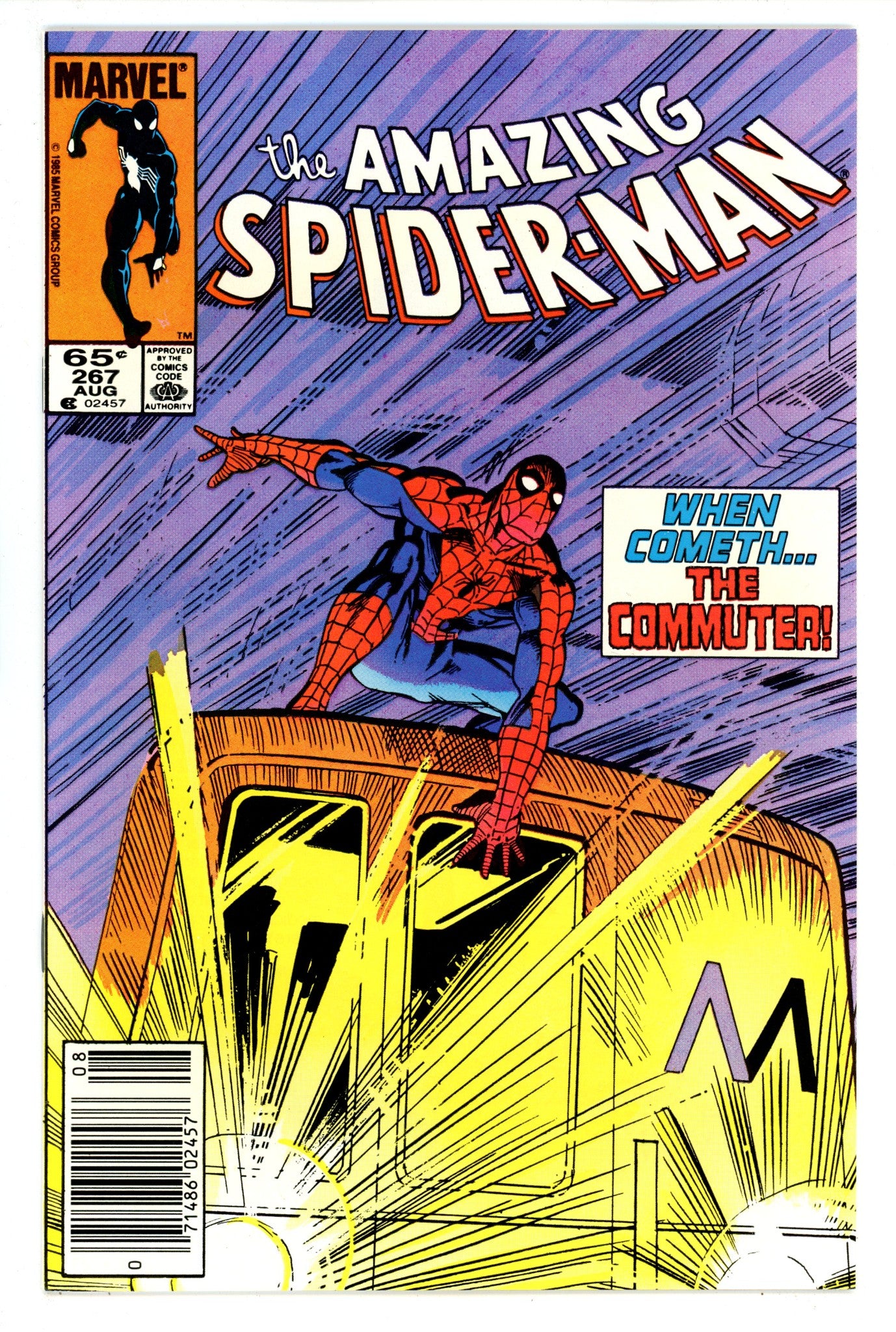 The Amazing Spider-Man Vol 1 267 NM- (9.2) (1985) Newsstand 