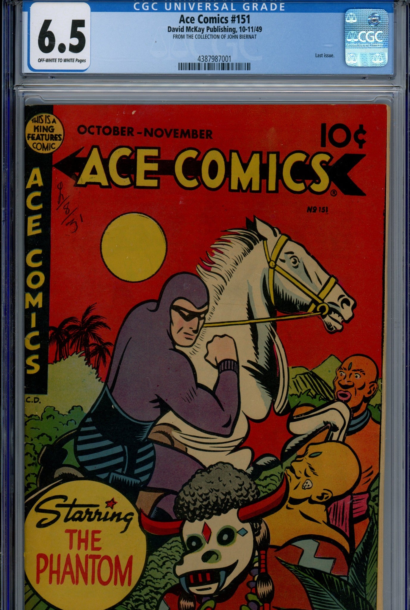 Ace Comics 151 CGC 6.5 (FN+) (1949) 