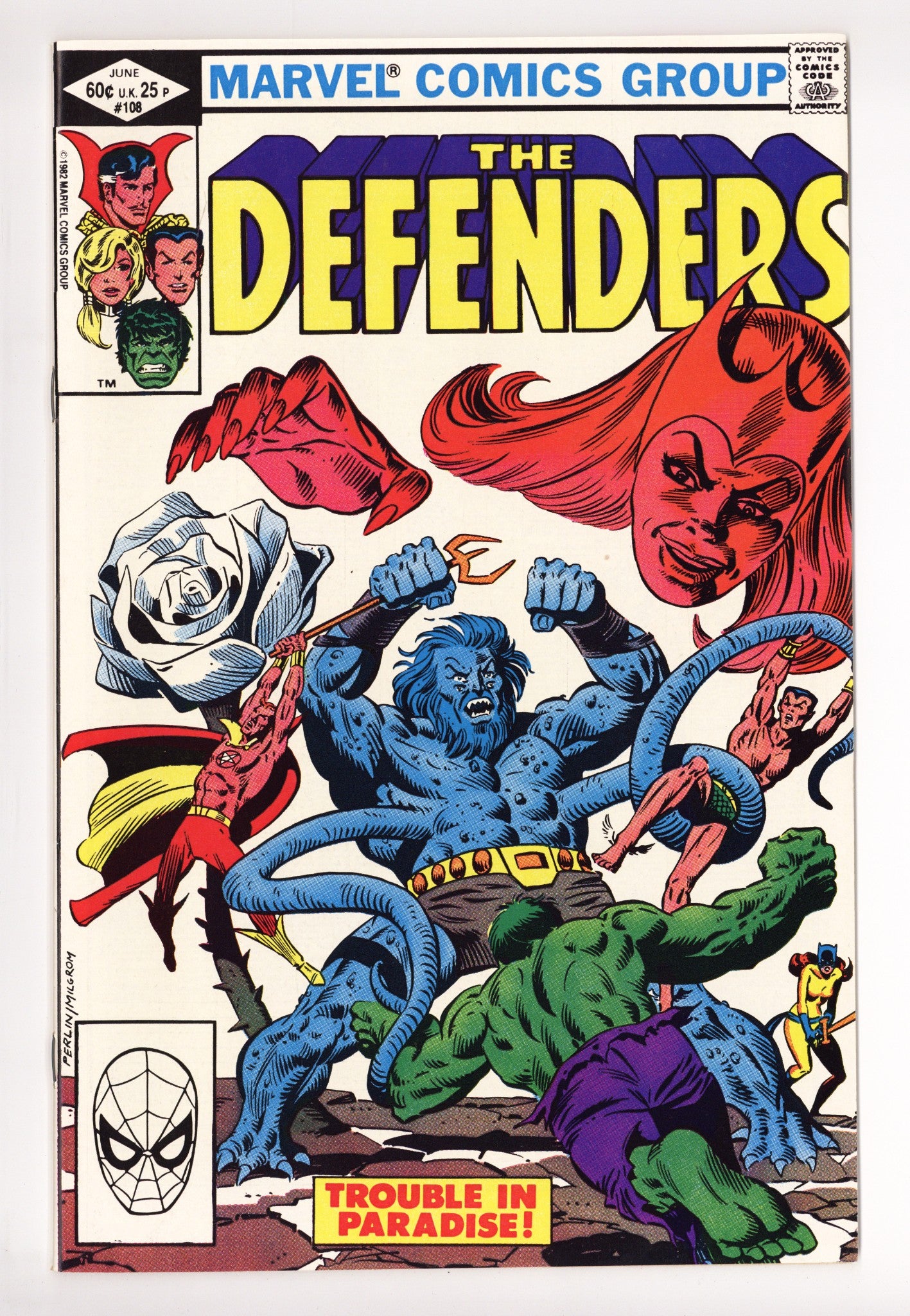 The Defenders Vol 1 108 High Grade (1982) 