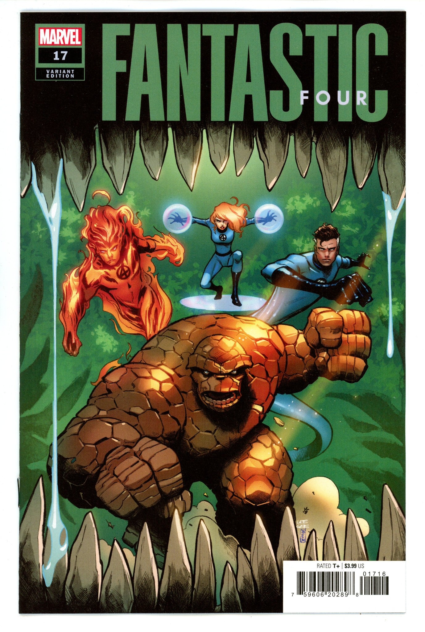 Fantastic Four Vol 7 17 Garbett Incentive Variant NM- (2024)