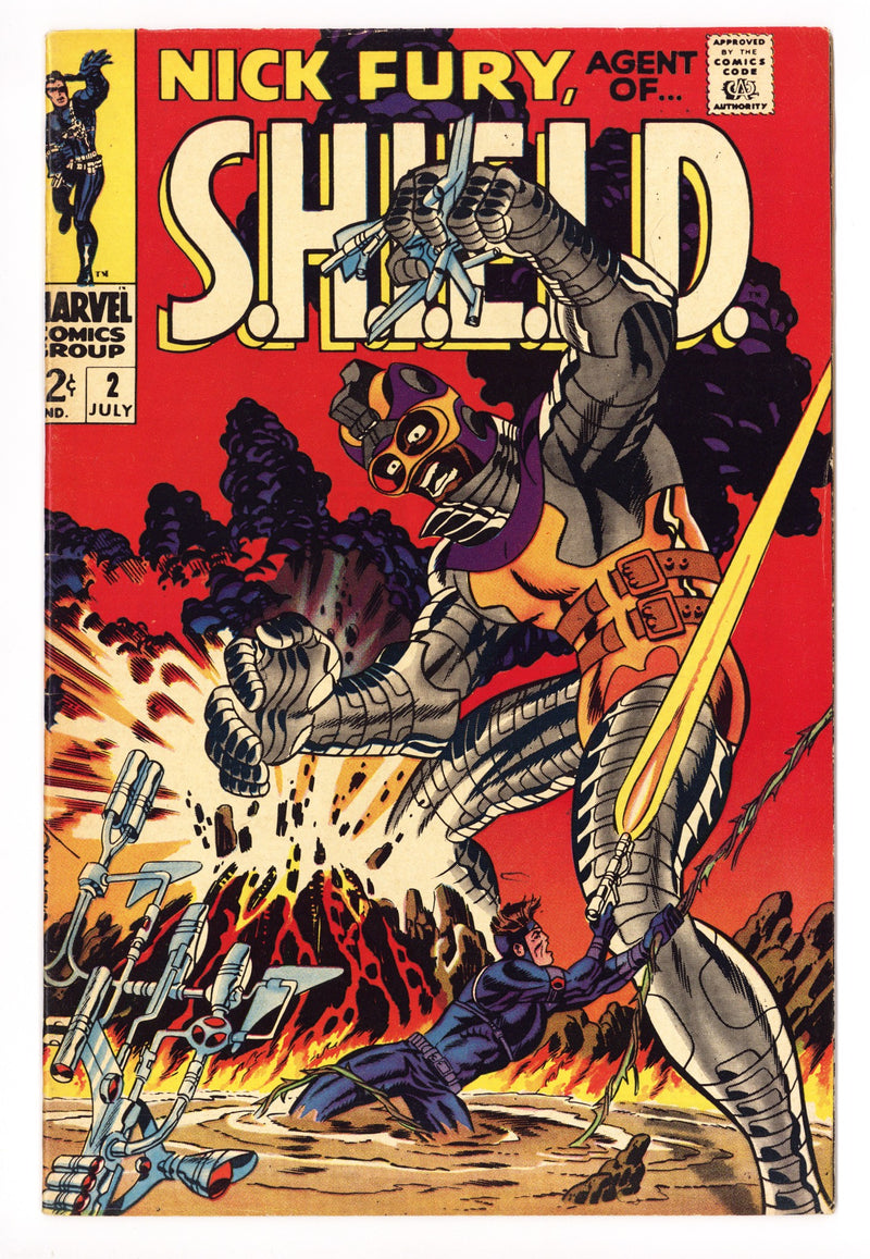 Nick Fury, Agent of SHIELD Vol 1 2 VF- (7.5) (1968) 