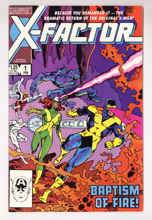X-Factor Vol 1 1  VF+ (8.5)   (1986)