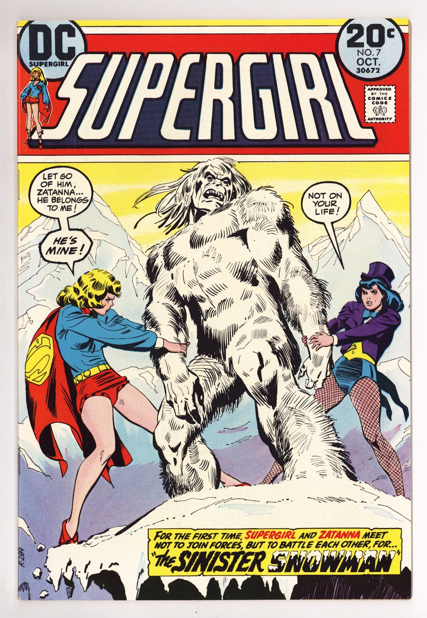 Supergirl Vol 1 7 VF+ (8.5) (1973) 