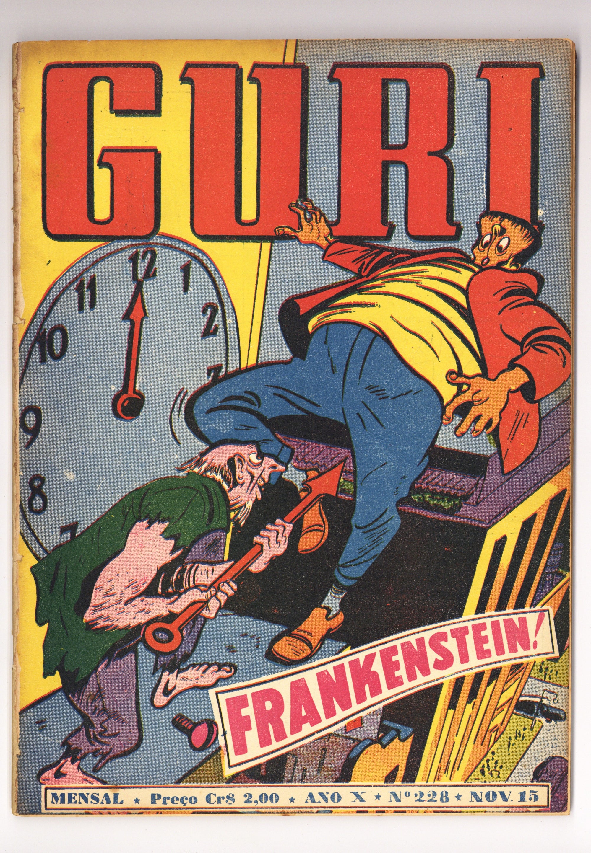 O Guri Comico 228 VG- (3.5) Apparent, Spine Reinforced, Trimmed, Removed From Bound Vol (1949) 
