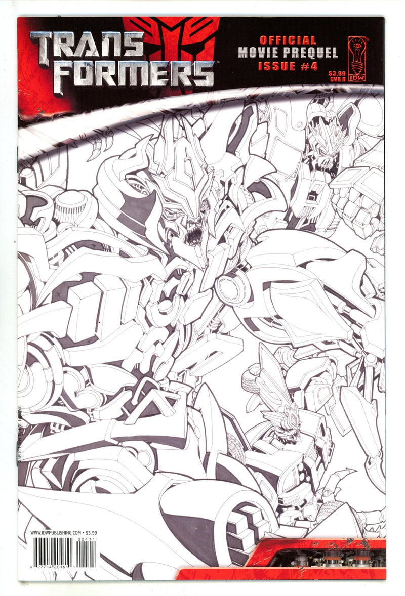 Transformers: Movie Prequel 4 High Grade (2007) Figueroa Sketch Variant 