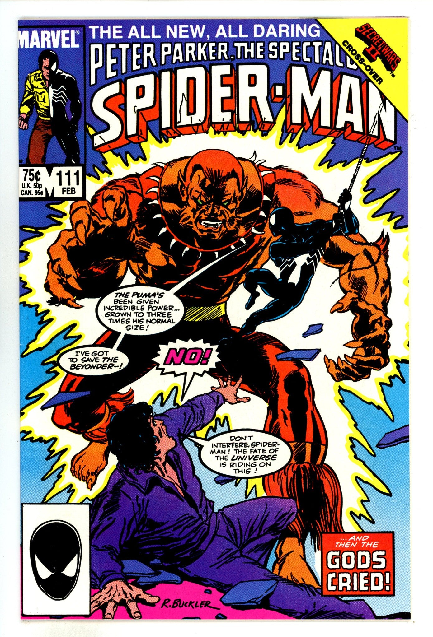 The Spectacular Spider-Man Vol 1 111 VF+ (8.5) (1986) 