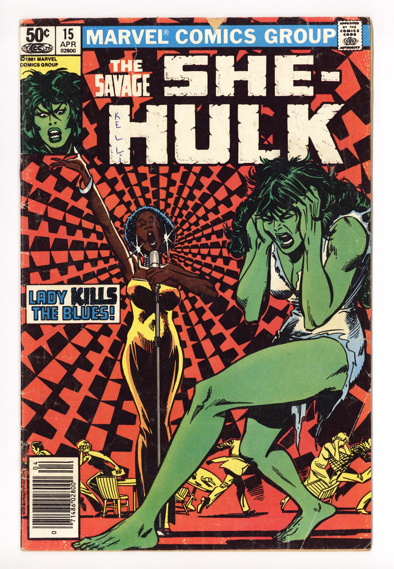 The Savage She-Hulk 15 Low Grade (1981) Newsstand 