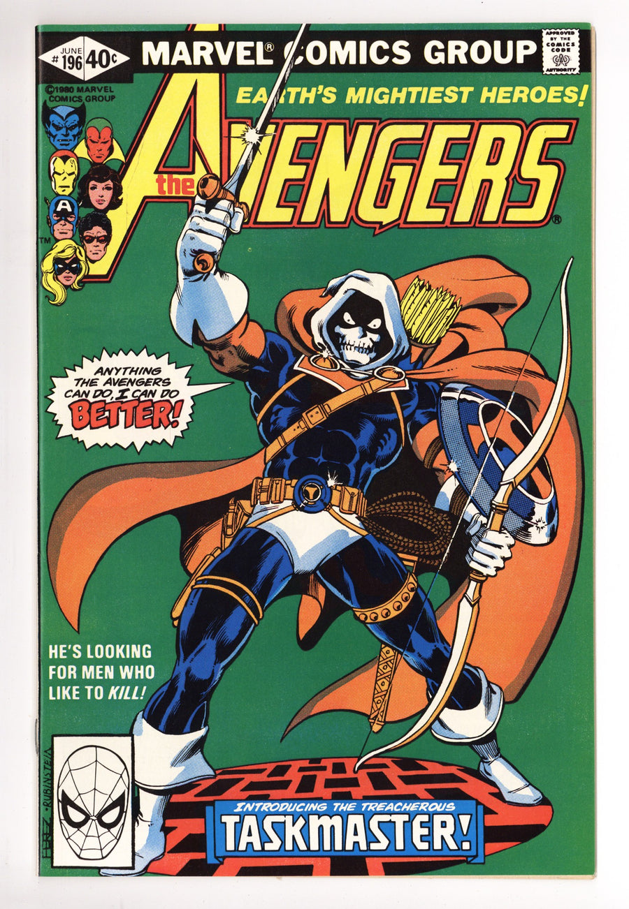 The Avengers Vol 1 196 NM- (9.2) (1980) 