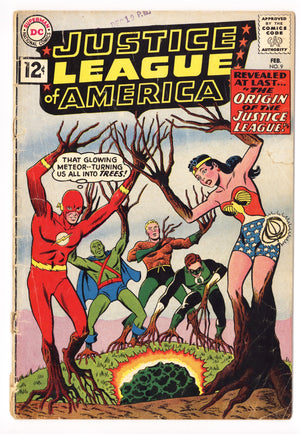 Justice League of America Vol 1 9 FR/GD (1.5) Cover Detached (1962) 