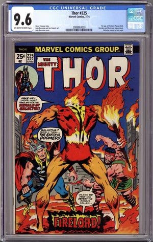 Thor Vol 1 225 CGC 9.6 (NM+) (1974)
