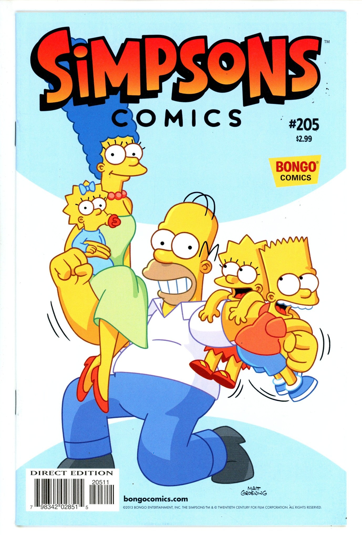 Simpsons Comics 205 NM- (9.2) (2013)