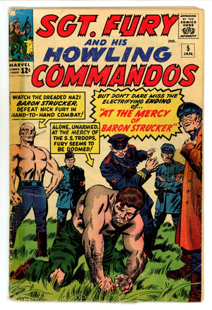 Sgt. Fury 5 GD/VG (3.0) (1964) 