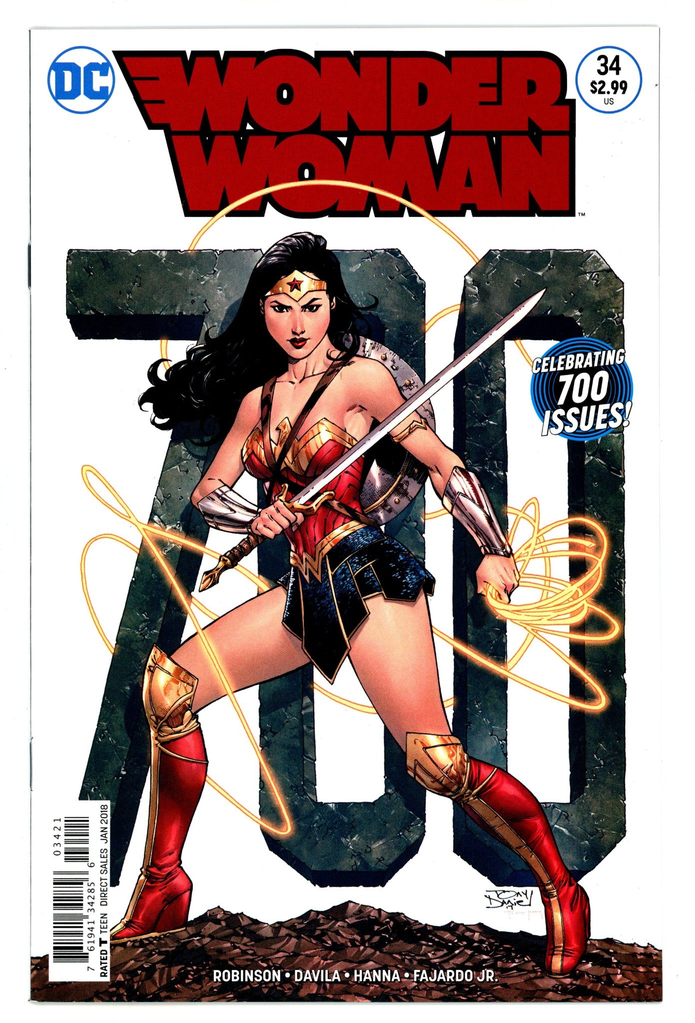 Wonder Woman Vol 5 34 High Grade (2018) Daniel Variant 