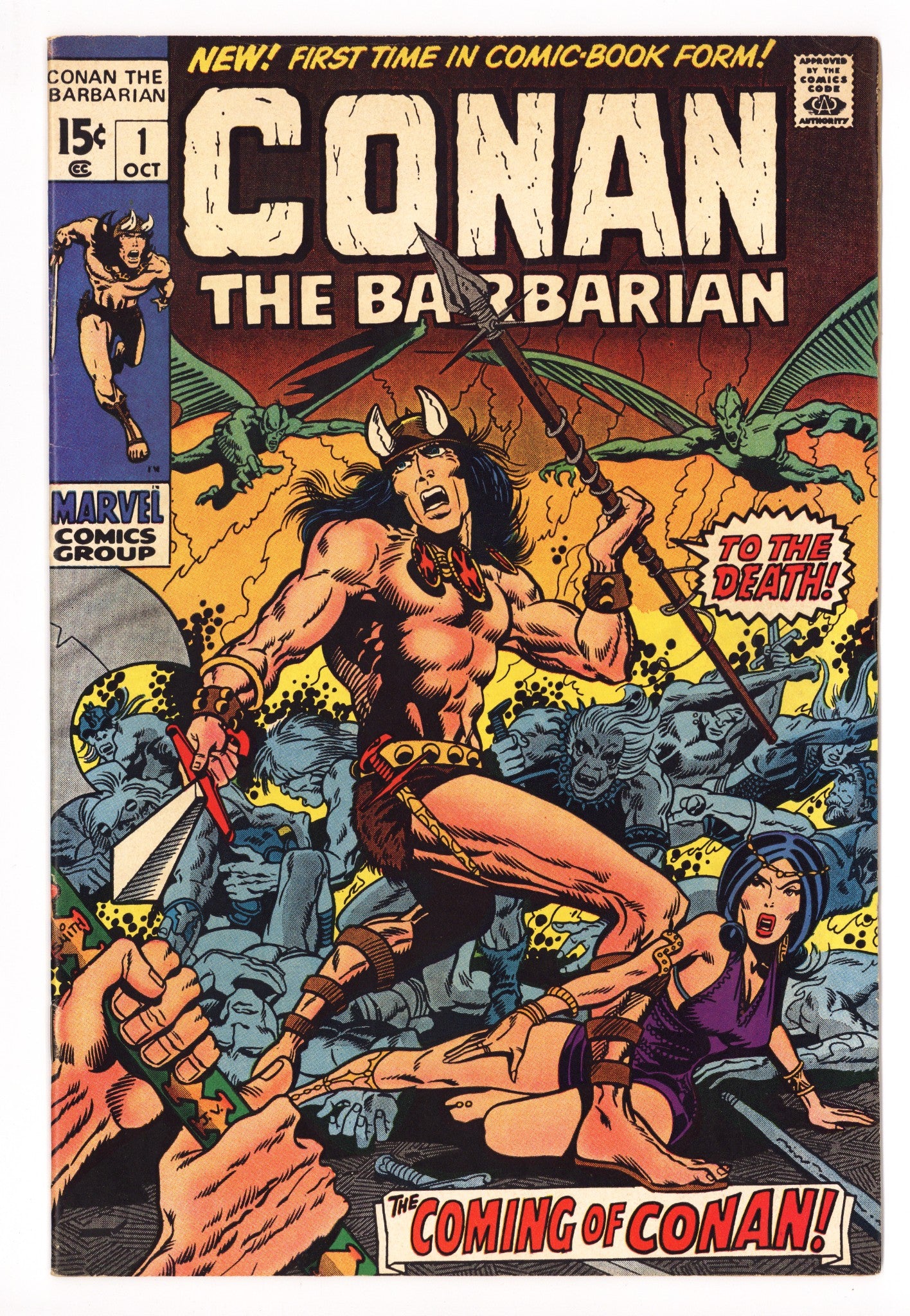 Conan the Barbarian Vol 1 1 FN/VF (7.0) (1970) 