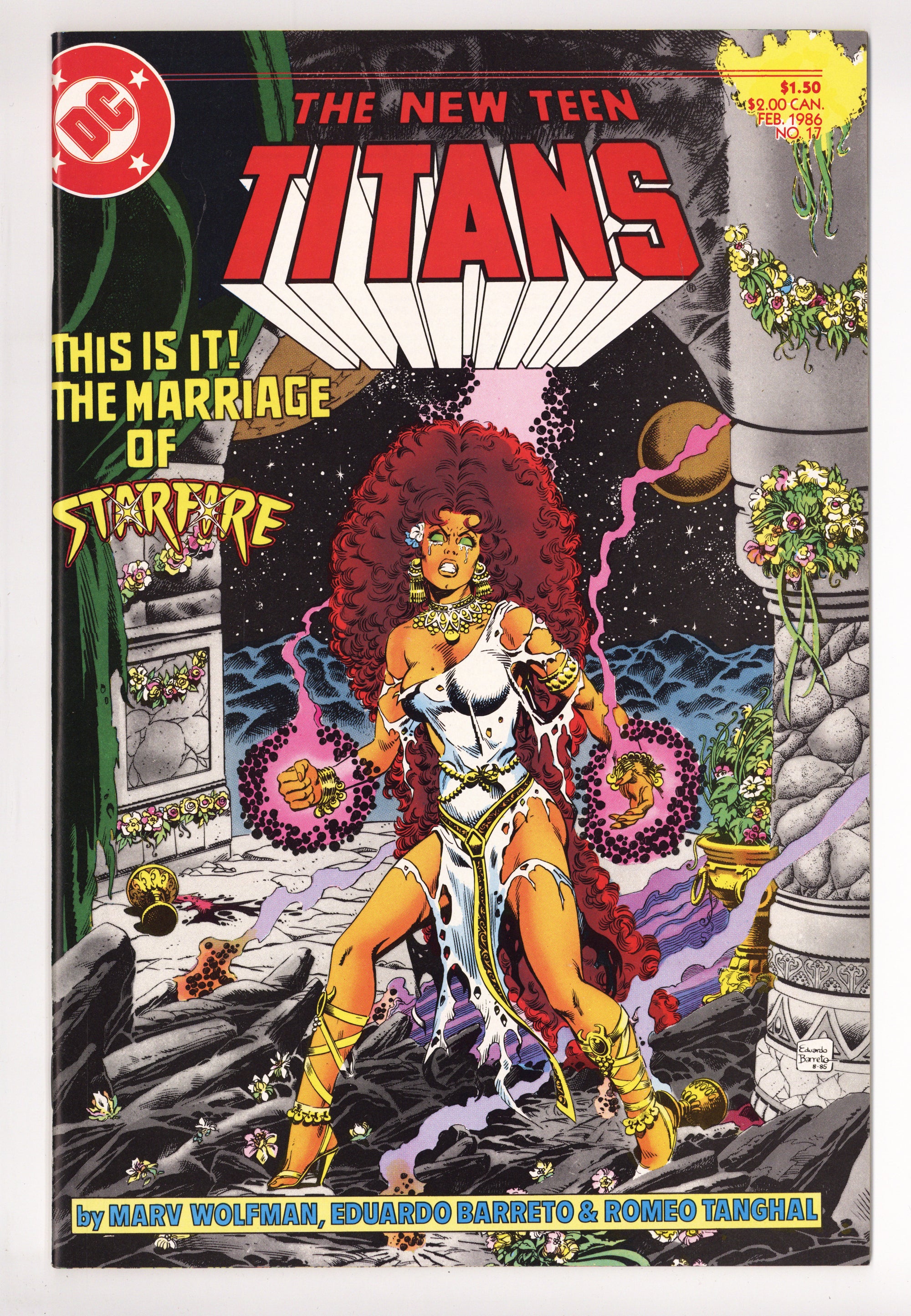 The New Teen Titans Vol 2 17 High Grade (1986) 