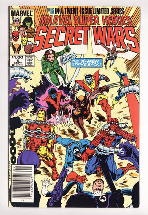Marvel Super-Heroes Secret Wars 5 FN/VF (7.0) (1984) Canadian Price Variant