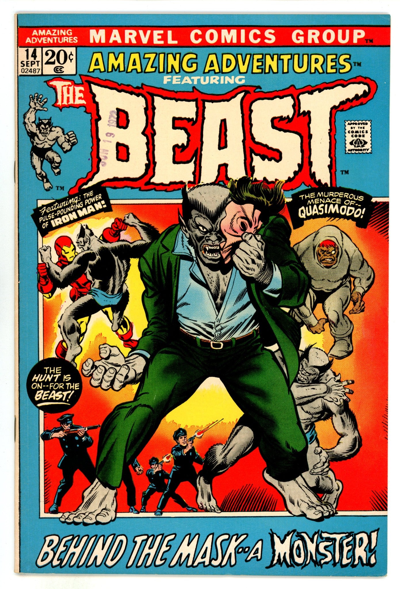 Amazing Adventures Vol 2 14 VF- (7.5) (1972) 