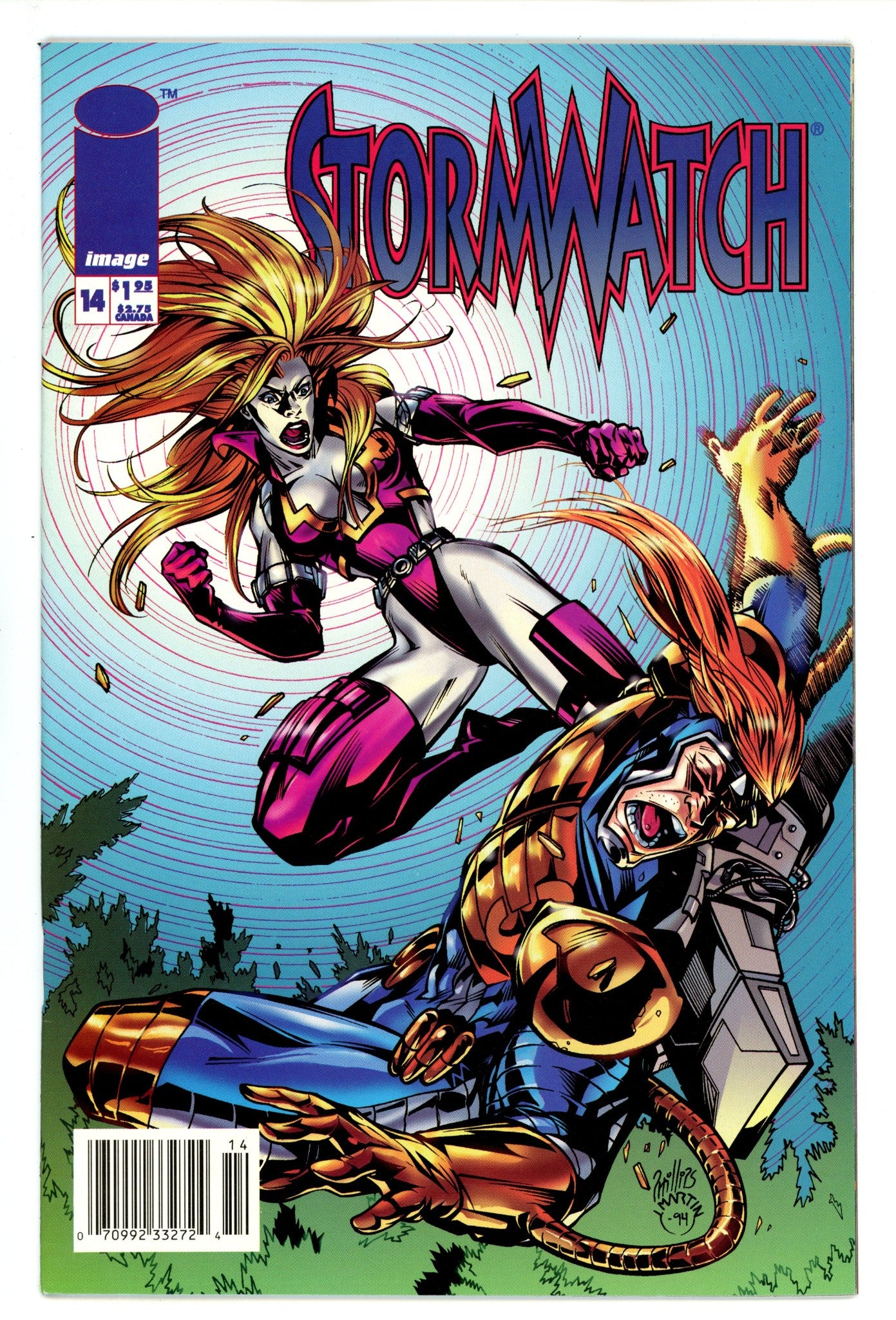 Stormwatch Vol 1 14 VF (8.0) (1994) Newsstand 